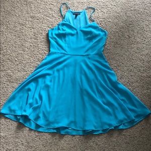 Size 6 light blue thin strapped Express dress